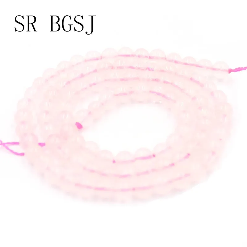 Бесплатная доставка 4 мм-16 мм розовая роза Quartzs драгоценные камни рыхлый