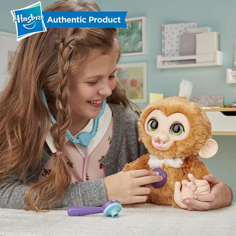 Hasbro FurReal Friends Walkalots большой Wags Единорог кошка, большая собака, котенок, Lil' Wags кролик, ходунки мех Домашние животные игрушки и подарки для детей