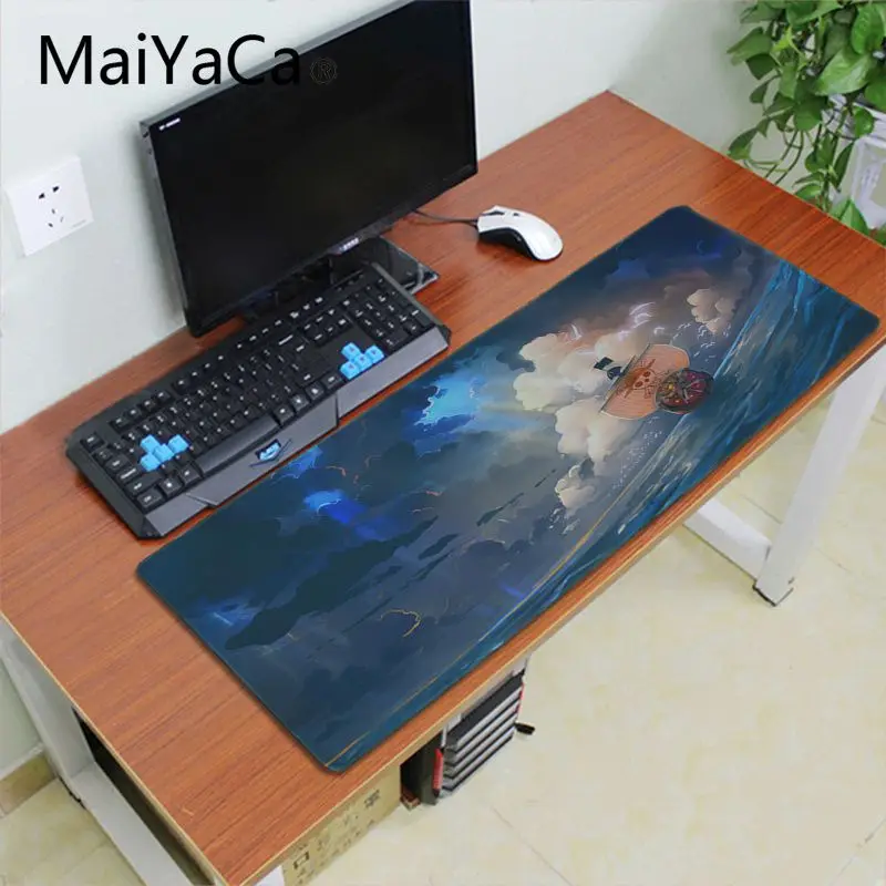 Один кусок японского аниме резиновый коврик для мыши alfombrilla игровой xxl скоростная