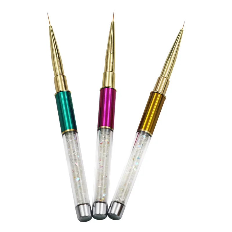 

Nail Art Brush Lines Stripe Painting Drawing Flower Pen UV Gel Tips Manicure Extension Builder Carving Gradient Tools