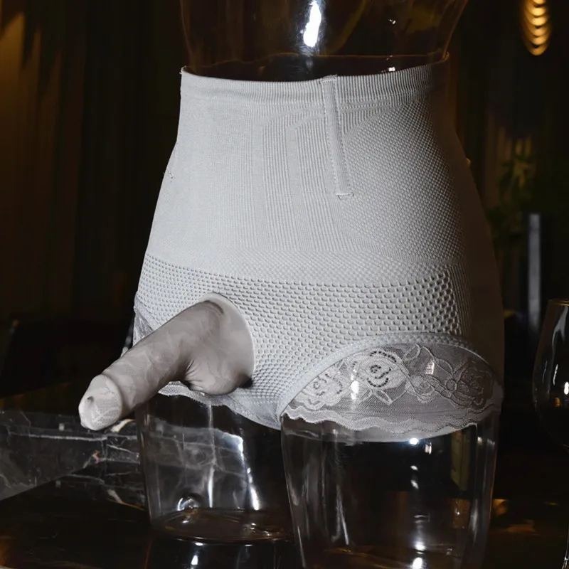 Корректирующее белье для мужчин Утягивающие трусы корсет похудения кружевные