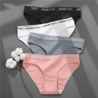 3pcsset womens underwear cotton panty sexy panties female underpants solid color panty intimates women lingerie m 2xl