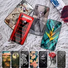 Чехол из закаленного стекла для Huawei Honor 8X, Чехлы, Обложка для Honor 9A 8A 9x Pro 10x Y6s Y6 2019 8C 8X Max 9 Lite, чехол для телефона