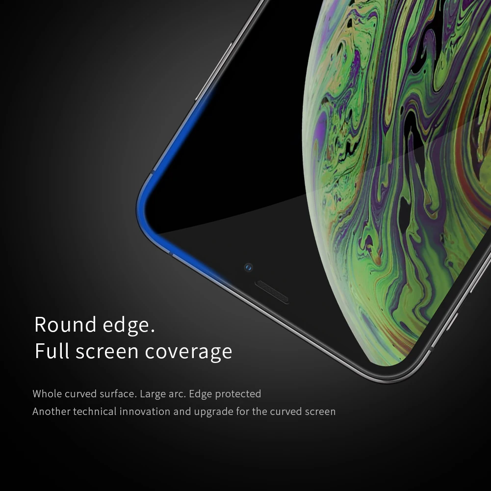 NILLKIN Защитная пленка для экрана iPhone 11 Pro 2019 XD CP + MAX полное покрытие закаленное