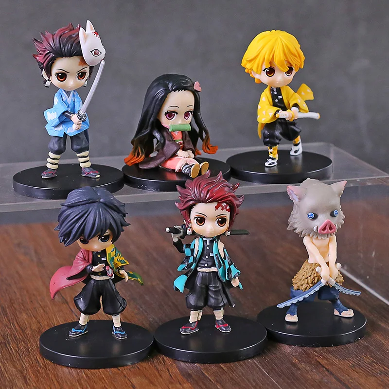 Аниме Фигурка Q Posket модель Demon Slayer Kimetsu No Yaiba Kamado Tanjirou Nezuko Agatsuma фигурки игрушки |