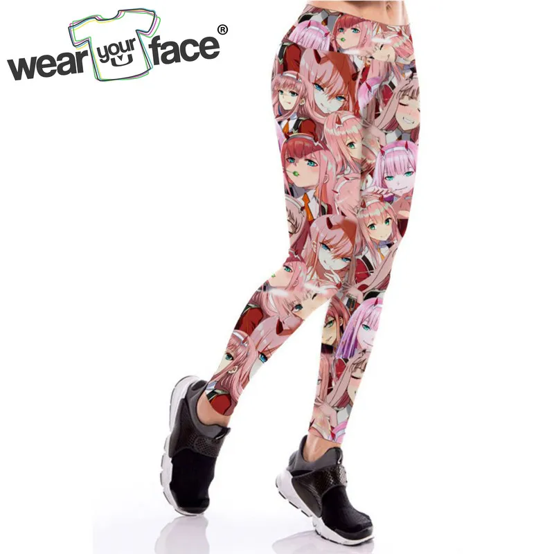 Женские леггинсы с 3D-принтом, для фитнеса и бодибилдинга