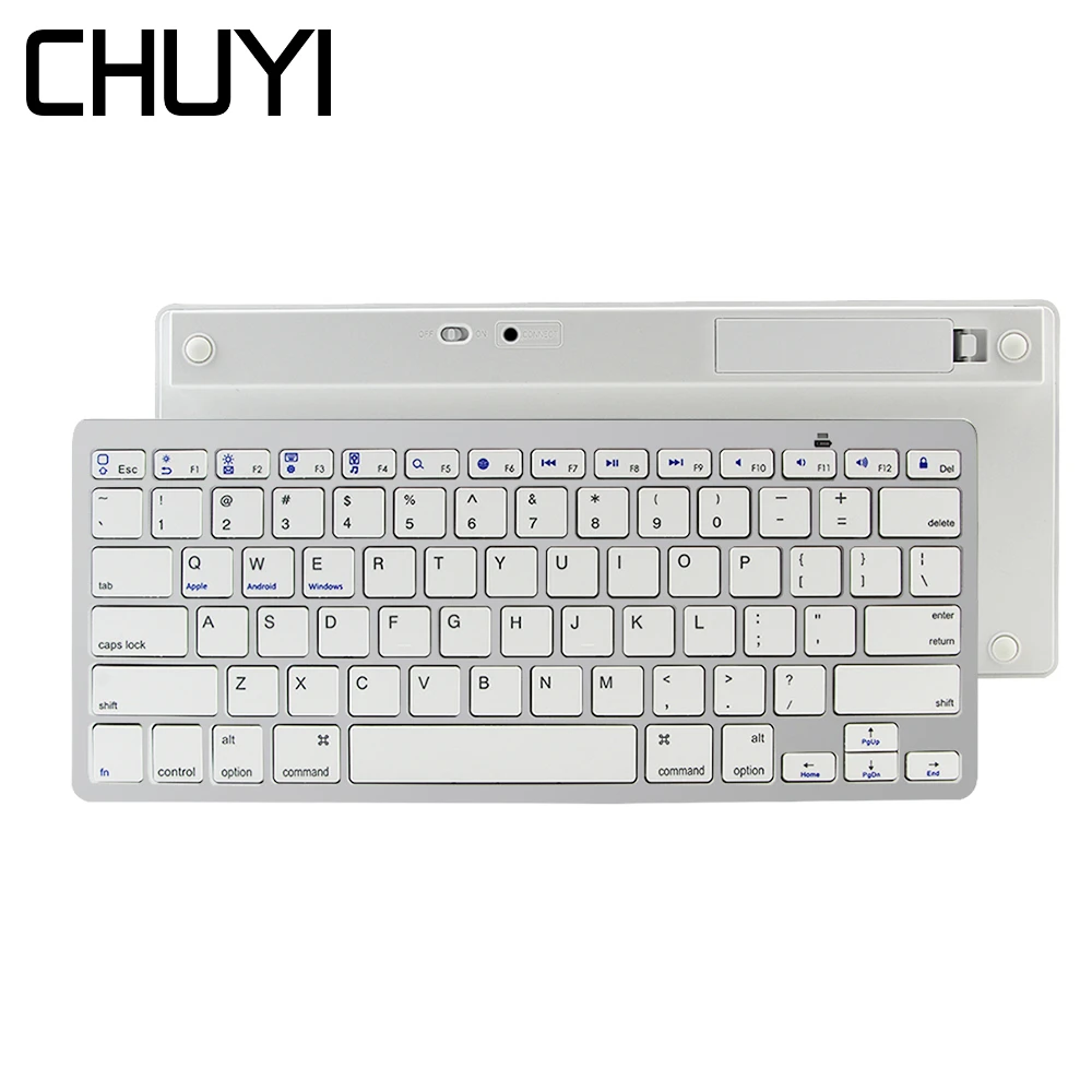 Беспроводная клавиатура Bluetooth 3 0 ультратонкая сенсорная панель 78 клавиш