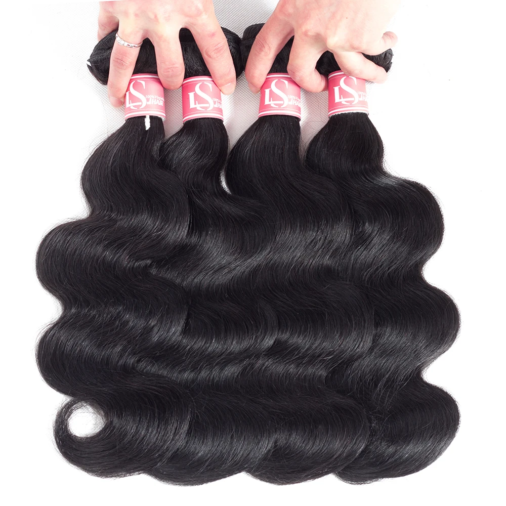 Волосы для наращивания перуанские волнистые волосы 100% дюйма | Шиньоны и парики