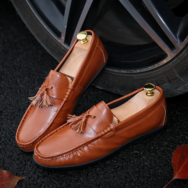 Мужские классические туфли-оксфорды из натуральной кожи свадебные туфли лоферы