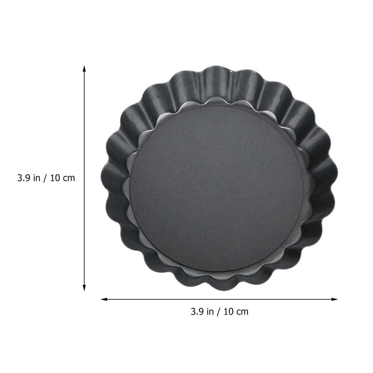 Форма для выпечки круглая форма-Хризантема пирога 10 см 6 шт. антипригарная пиццы