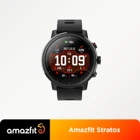 code:WOWSKY500Умные часы Amazfit Stratos, оригинальные Смарт-часы с GPS, подсчетом калорий, монитором сердечного ритма, водонепроницаемость 50 м