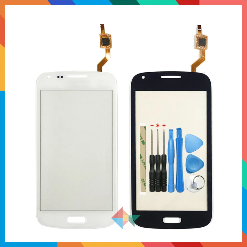 Высокое качество 4," для samsung Galaxy Core Duos GT-i8260 i8260 i8262 сенсорный экран дигитайзер Переднее стекло объектив сенсорная панель+ инструмент