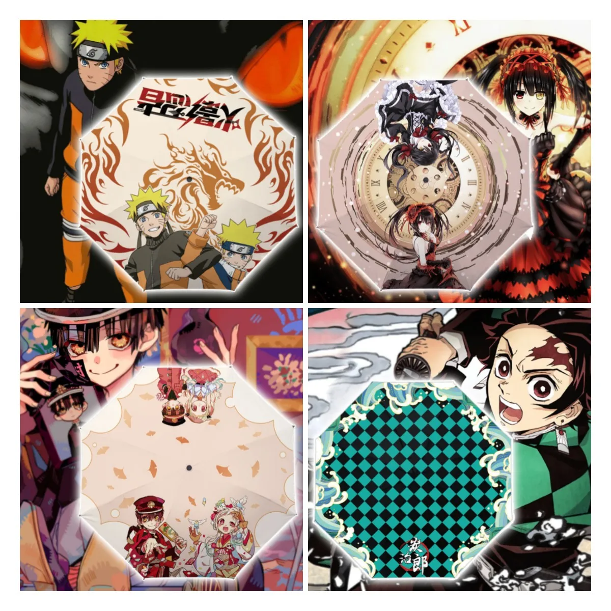 Зонтик из черной резины для косплея аниме ниндзя соломенная шляпа с лезвием