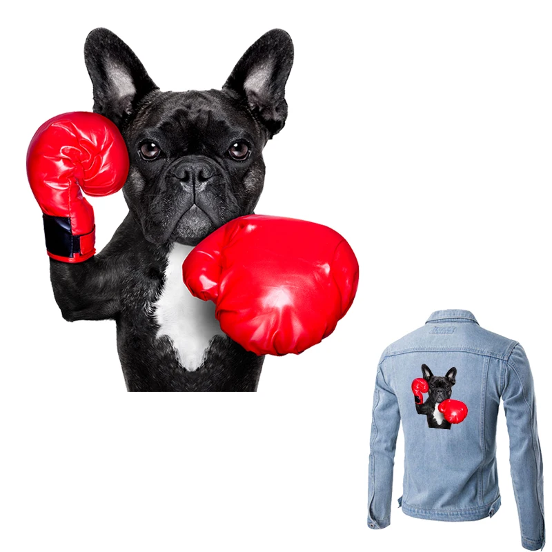 Крутые наклейки с изображениями собак на одежде модные нашивки для одежды