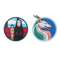 r953 1pcs cartoon figure dragon sticker for clothing applications patches on clothes iron embroidered patch badge