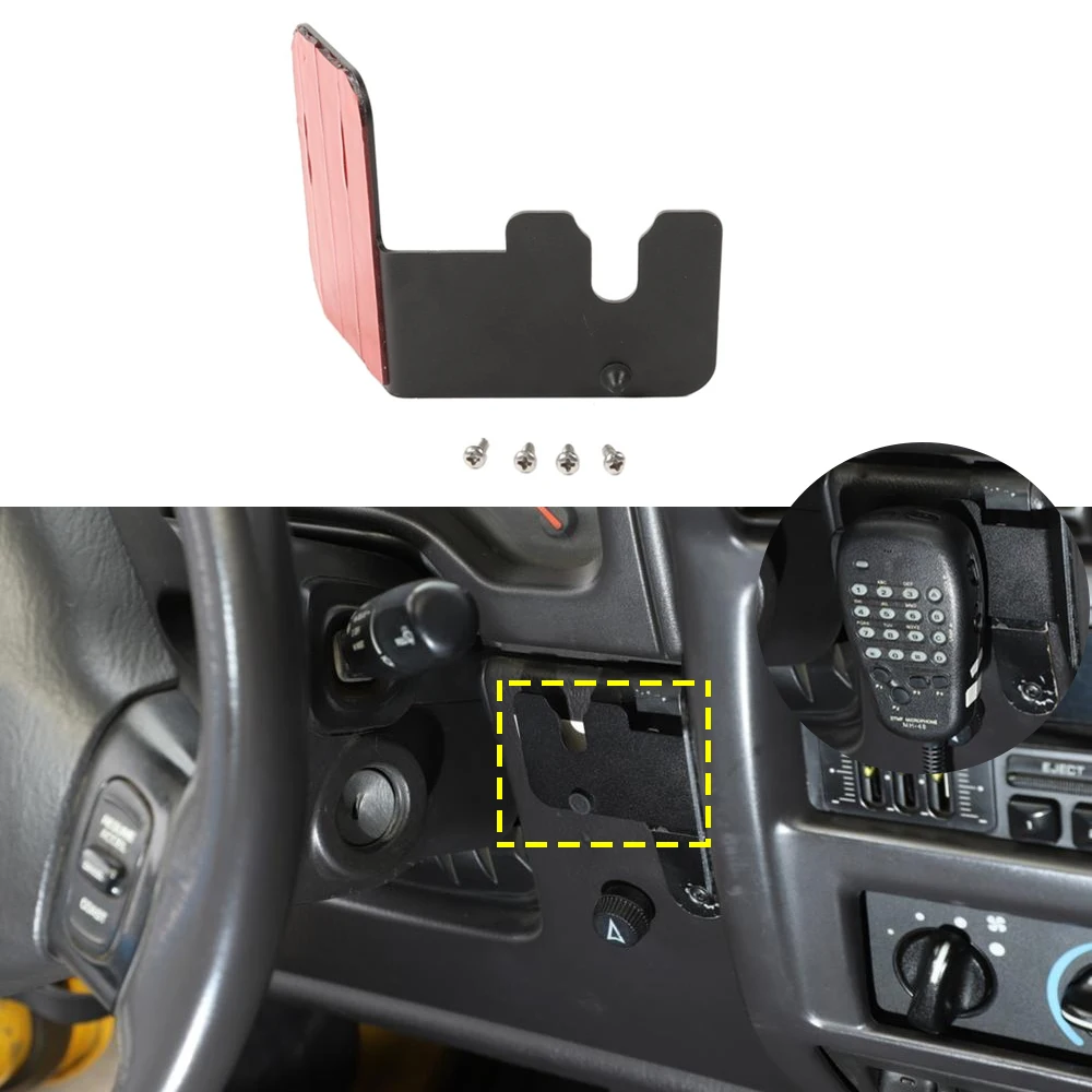 

Intercom Bracket for Jeep Wrangler TJ 1997-2006 Interphone Holder Phone stand Iron Auto Internal Accessories