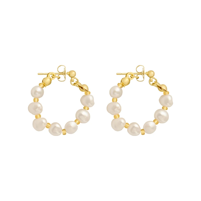 

Earrings 2020 Trend Baroque Natural Pearl Earrings Long Versatile Earrings Fashion Irregular Oval Earring Elegant Ladies Jewelry