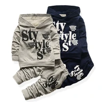 baby clothes for boys alphabet long sleeve top pants 2 piece set autumn sweater suit childrens clothing apparel outfit