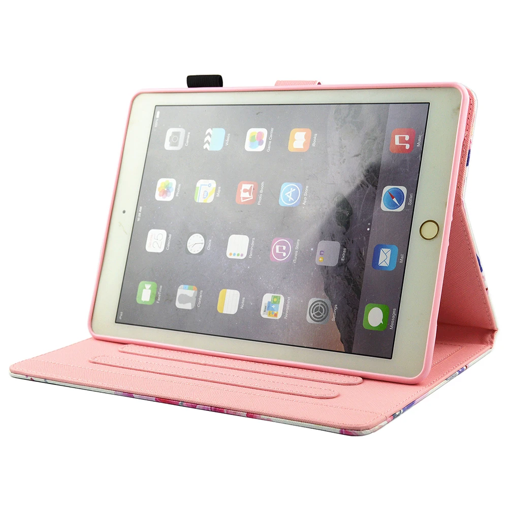Симпатичный чехол для iPad Air 2 планшета нового 9 7 2017/2018 подставка Чехлы Бесплатная