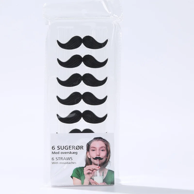 Beard straws Party funny creative Photograph props novelty strange | Дом и сад
