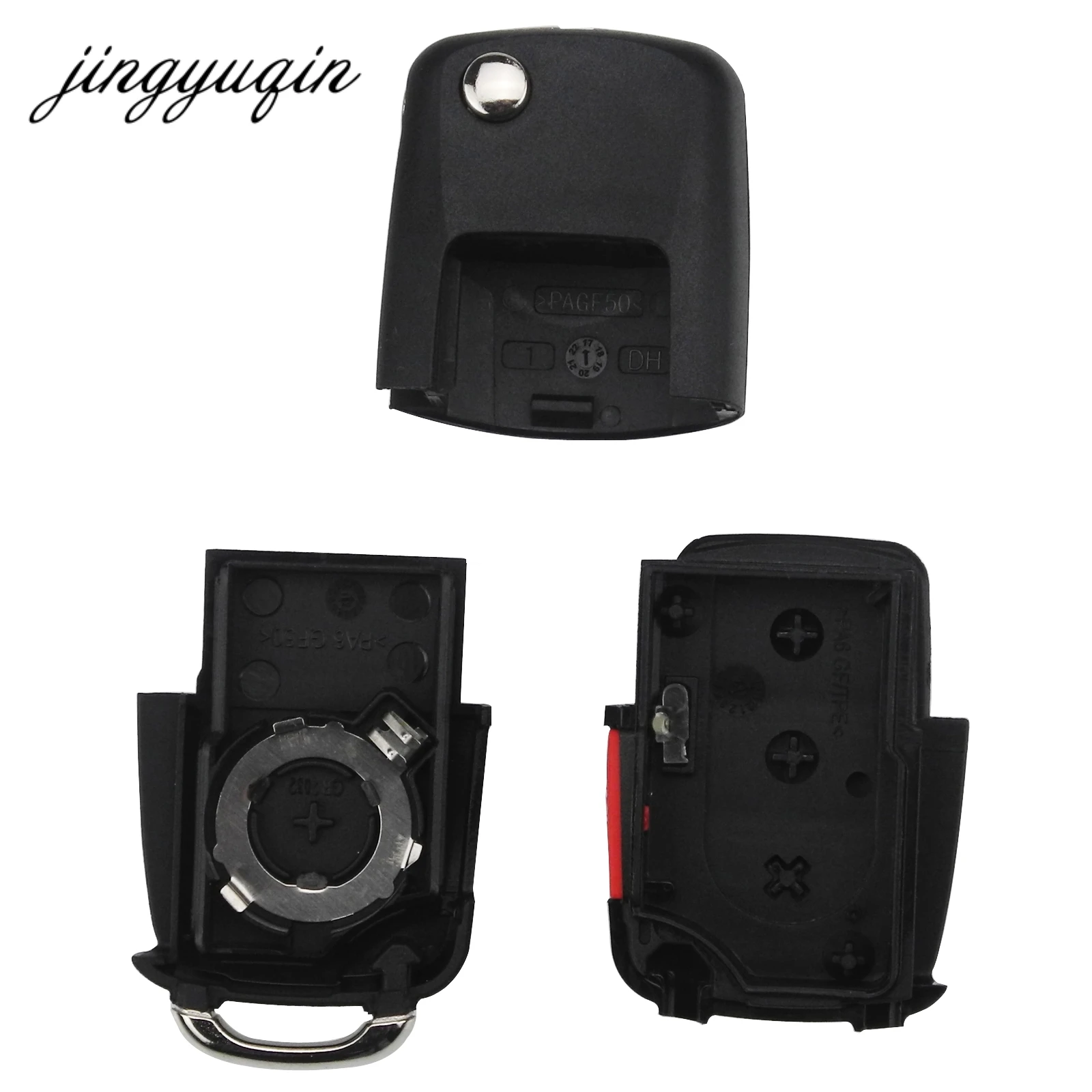 30 шт/2/3/4 кнопки Флип складной дистанционный ключ для автомобиля в виде ракушки