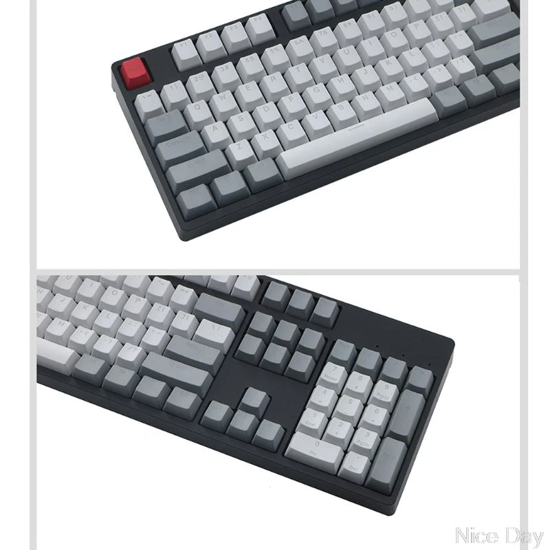 

Vintage Vintage Style OEM Profile Thick PBT Shot Backlit RGB Keycaps Mix ANSI 108-Key for Cherry MX Switches Ju11 20 Dropship