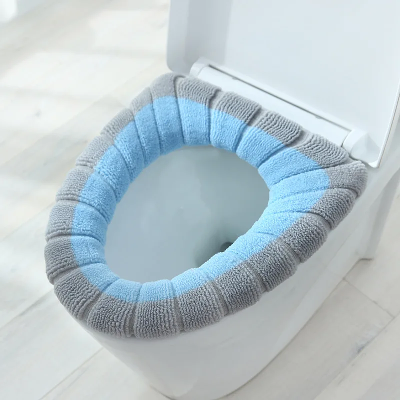 

Thickened Toilet Cushion Winter Soft Washable Common Nordic Toilet Seat Pads Household Bathroom Lavatory Cushion Toilet Set