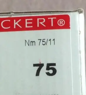 Подлинная вышивка Groz Beckert DBXK5 DB X K5 SAN Nm 75/11 Tajima Barudan SWF Китай счастливые Запчасти для вышивальной машины - Цвет: DBXK5 normal