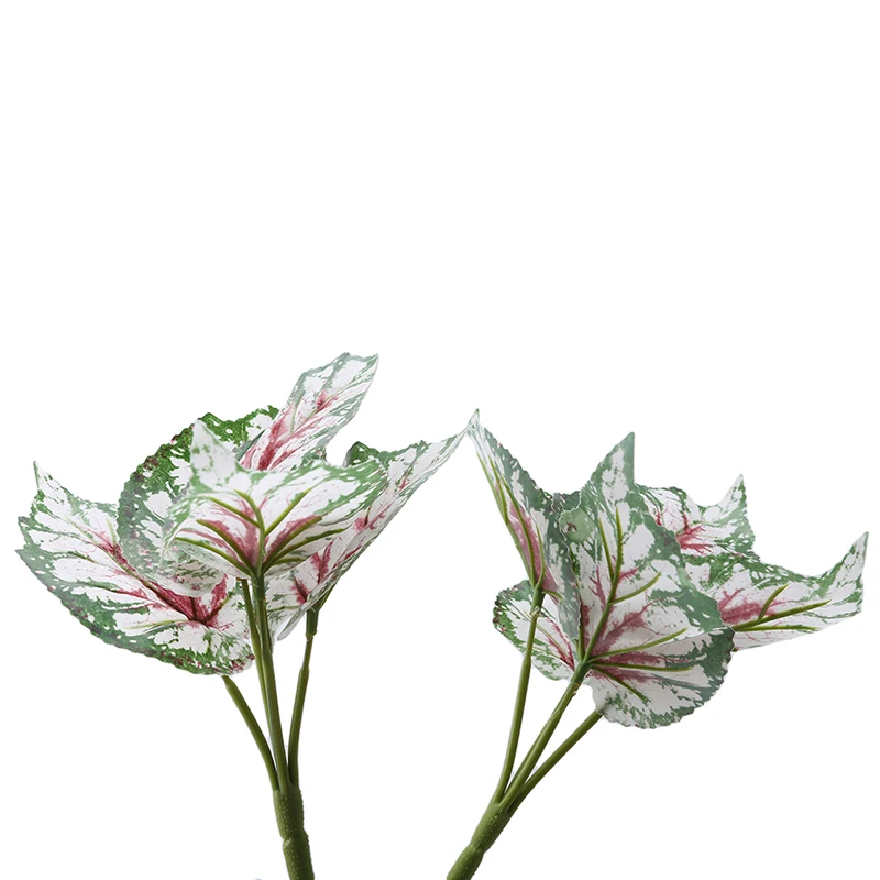 2pcs/lot Artificial Leaf Flower Simulation Plants Home Balcony Garden Landscape Decoration Accessories | Дом и сад