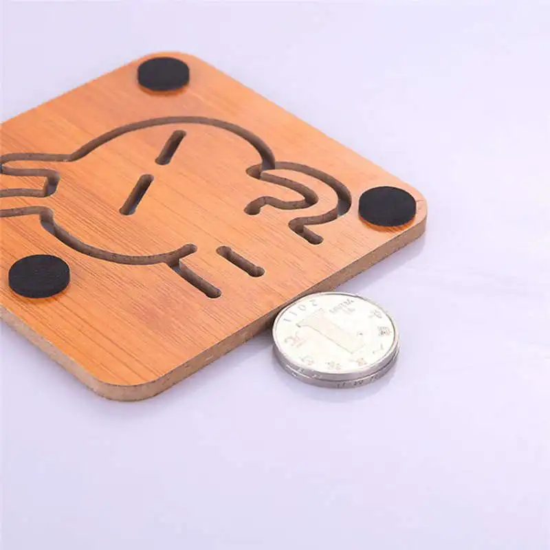 Деревянный кухонный коврик нескользящий теплоизоляционный подставка под чашки