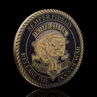 marine corps uscm release dogs of war coin usa ww2 coins gift medal wehrmacht antique collectible collectible challenge souvenir