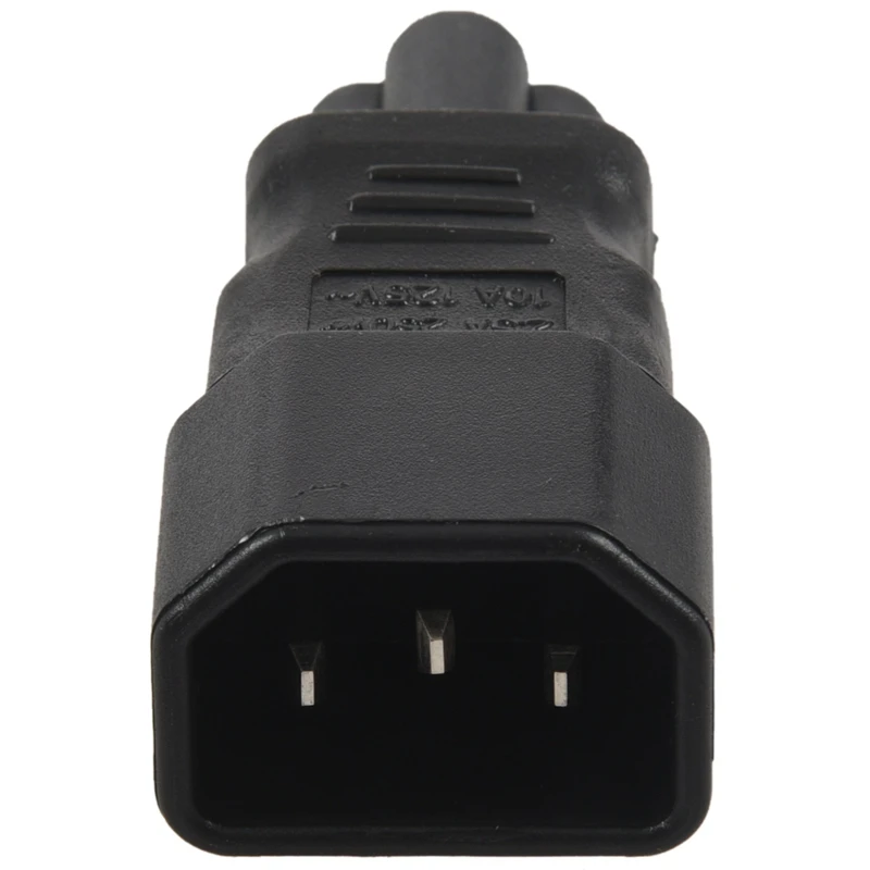 3 контактный гнездовой разъем IEC 60320 C14 для C5 слотный адаптер Монитор ТВ ЖК кабель