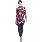 Новые мусульманские купальники из Буркини, мусульманские купальники, женские Купальники больших размеров для девушек, скромные мусульманские купальные костюмы