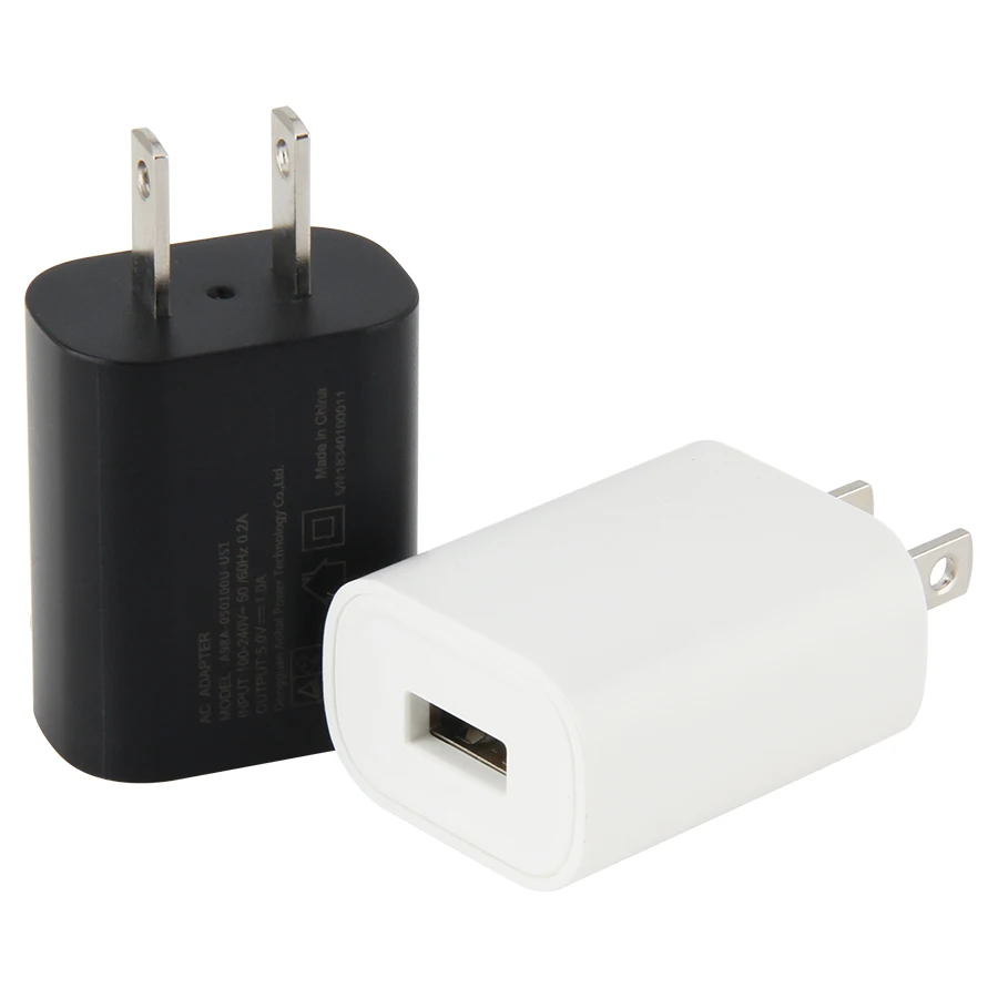 UL PSE BSMI FCC CB Сертифицированный US 5V 1A Android дорожное быстрое зарядное устройство USB
