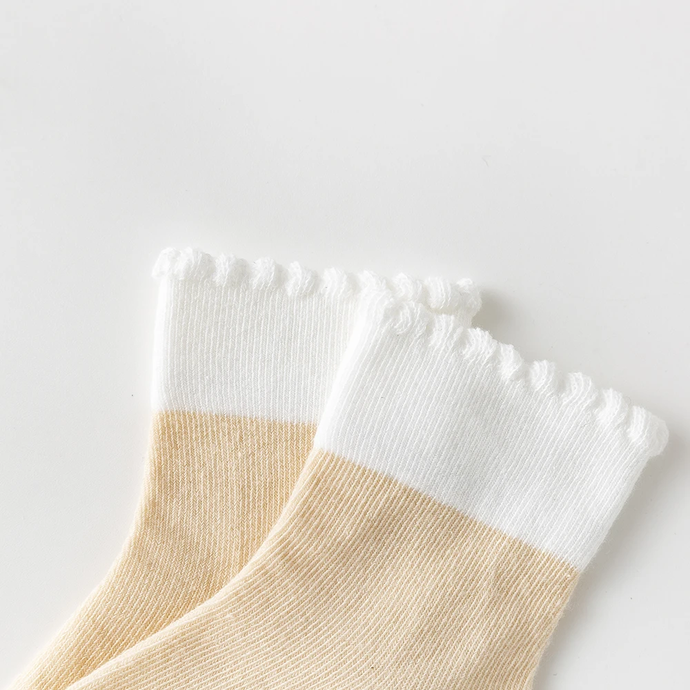 Носки детские хлопковые однотонные разноцветные 5 пар/Лот От 0 до 2 лет | Мать и