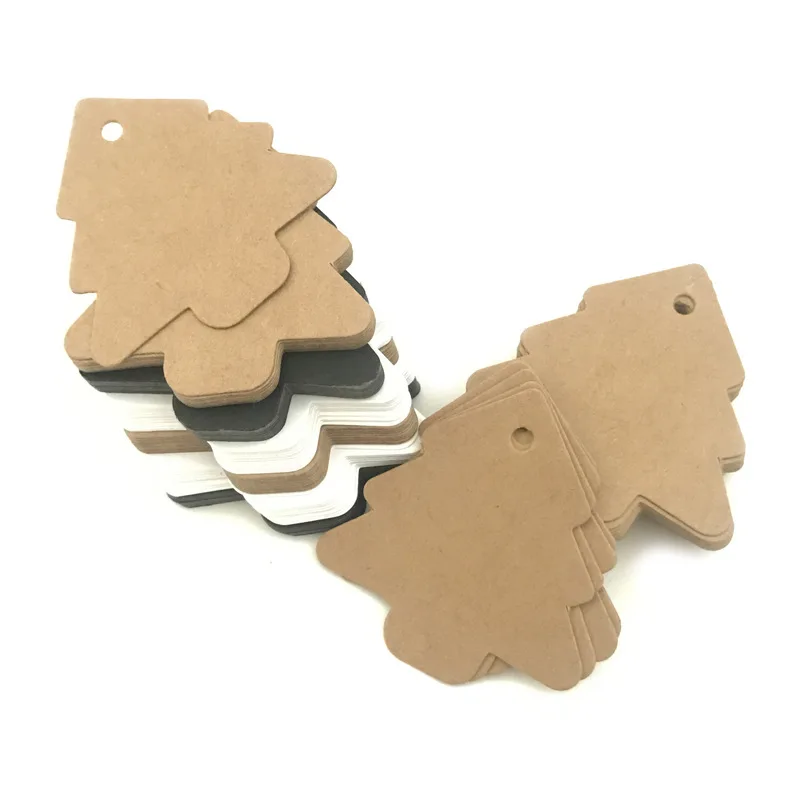 50 шт./упак. крафт Бумага вечерние подарок теги для Винтаж свадьбы