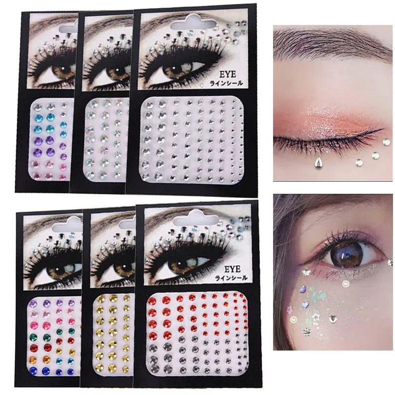 Внешний вид искусственный кристалл временная татуировка глаза фестиваль
