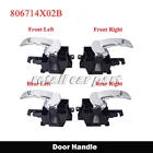 1 компл. Передняя Задняя Левая Правая Межкомнатная дверная ручка для NISSAN NAVARA PATHFINDER 806714X02B 806714X00A 806704X02B 806704X00A