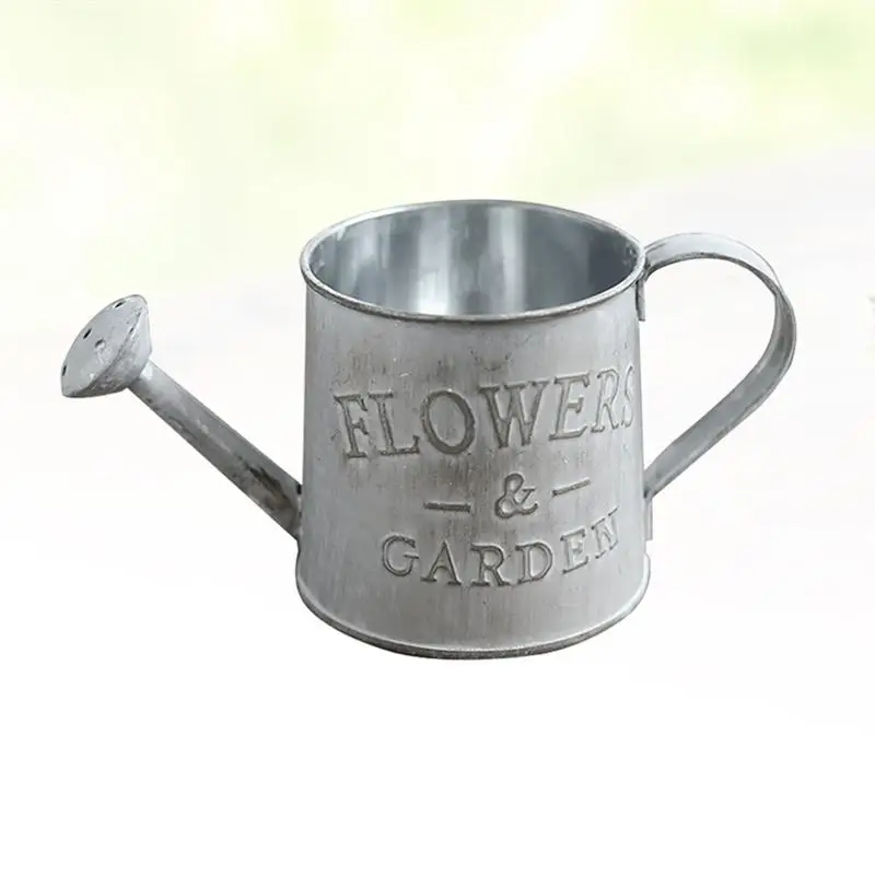 1 шт. ваза для цветов металлический Железный креативный кувшин в деревенском