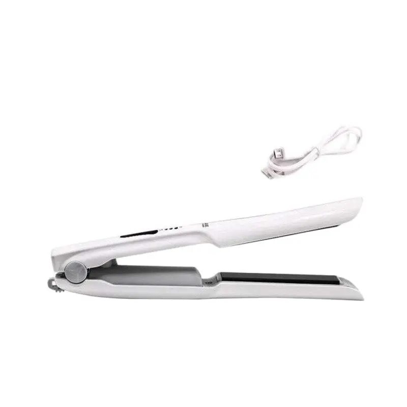 Мини Портативный электрический беспроводной выпрямитель для волос плоский