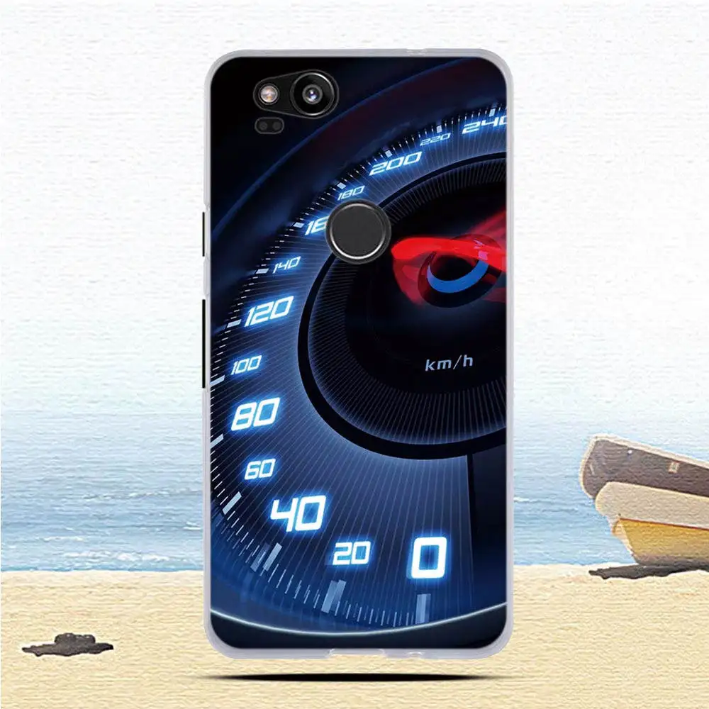 Силиконовый чехол для Google Pixel 2 задняя крышка мягкий ТПУ телефона с нарисованными