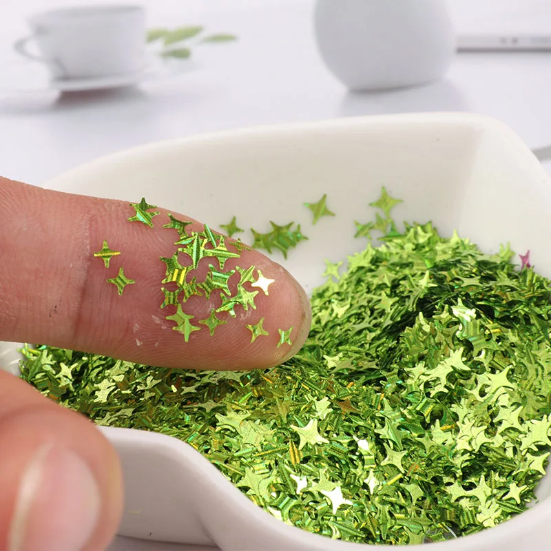 Экологически чистые 10 г ультратонкие микс 2 5 мм 4 блестки звезды для ногтей