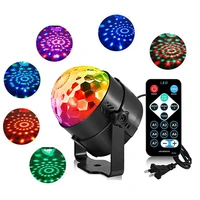 3w led party stage light rgb laser dj strobe lamp christmas projector sound activated rotating disco ball lamp for dance floor