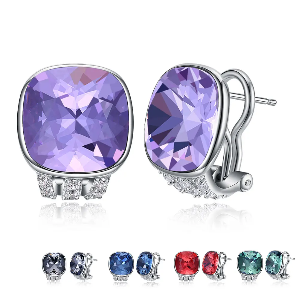 

Женские серьги-гвоздики из серебра 925 пробы, 5 цветов