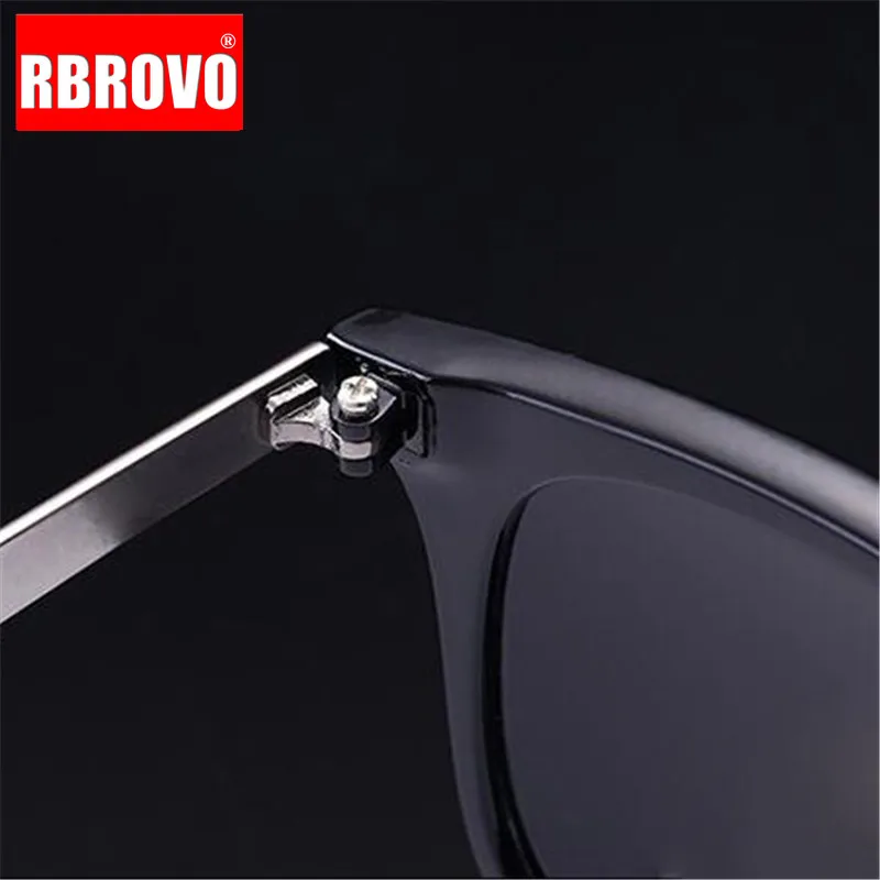 2021 поляризованные Квадратные Солнцезащитные очки RBROVO мужские брендовые