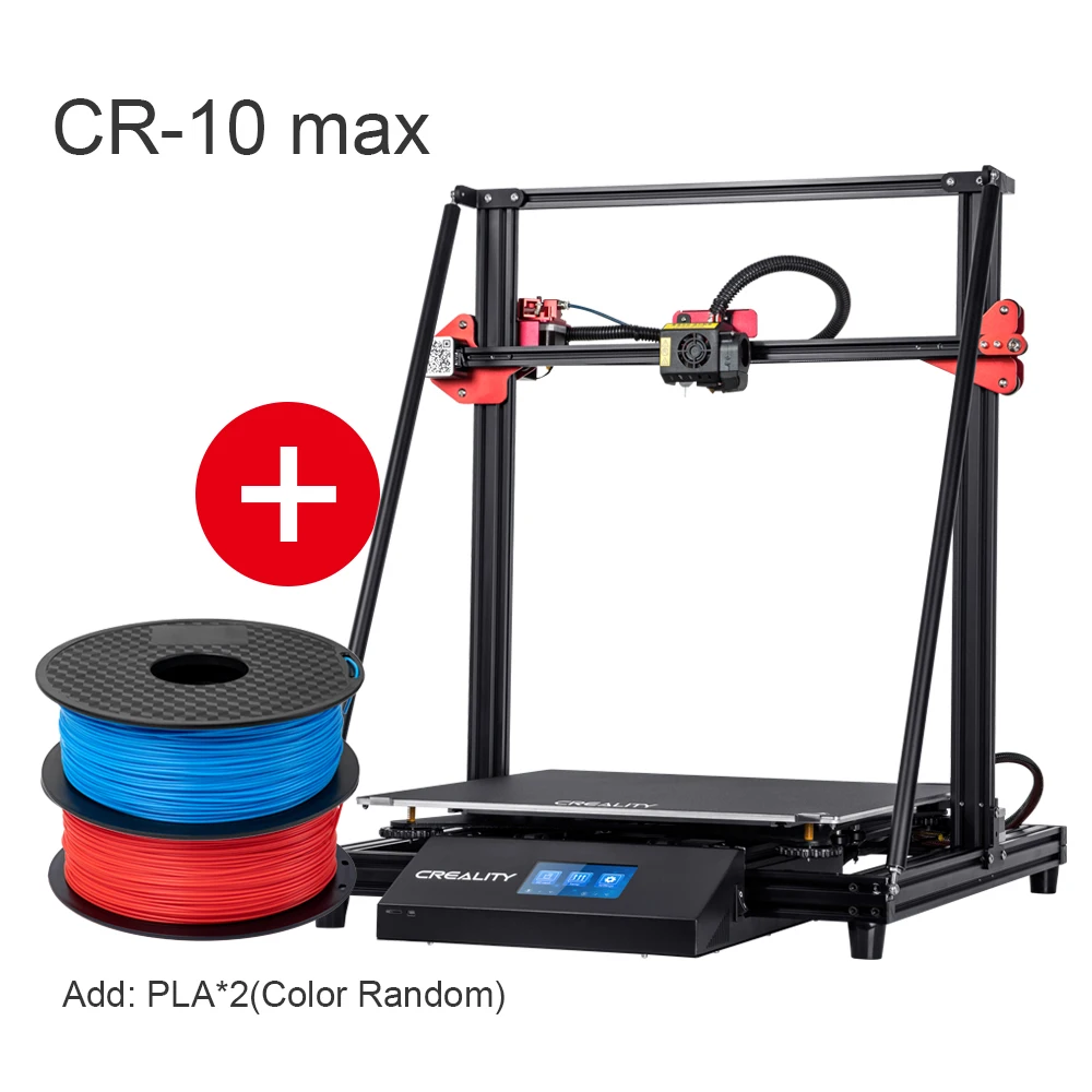 CR-10 Max n 2KG PLA CR-10 с сенсорным экраном, максимальный размер печати, 3D-принтер 450*450*470 n, золотой треугольник, автоматическое выравнивание, печать, Creality 3d - Цвет: CR-10 Max n 2KG PLA