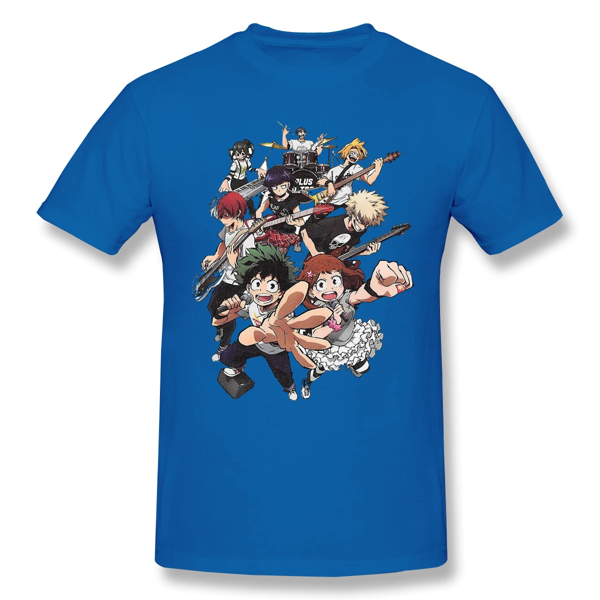 

Men Clothing My Hero Academia T-Shirt Class 1-A Music Classic Fashion Short Sleeve