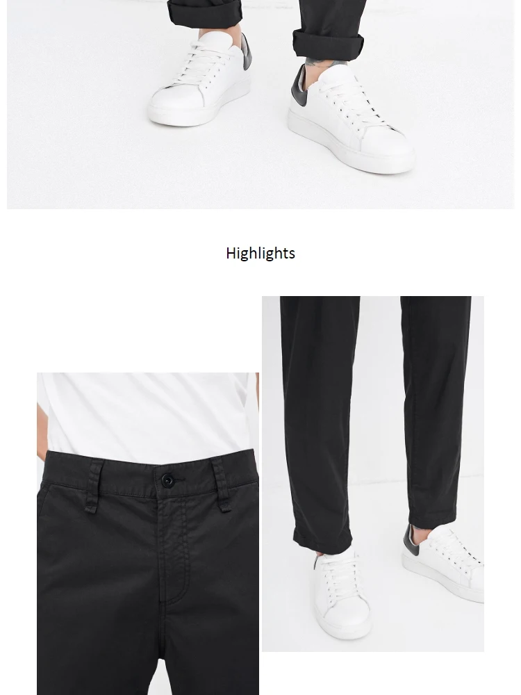 JackJones мужские хлопковые повседневные эластичные брюки мужская одежда 218314552
