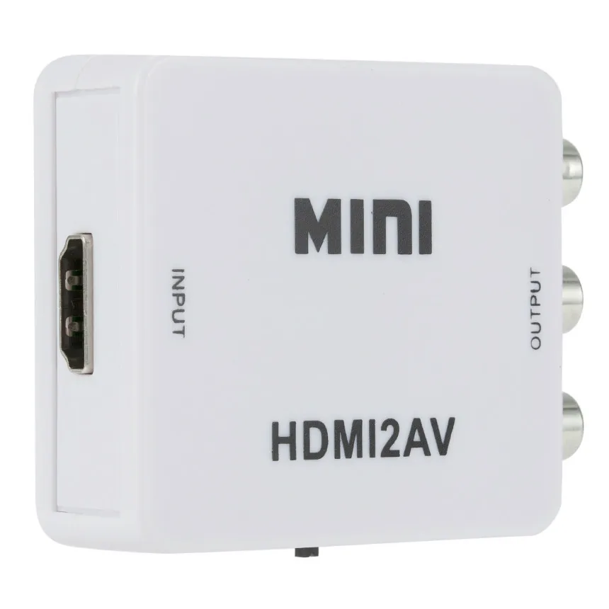 НОВЫЙ Конвертер HDIM в AV переходник AV/CVBA с поддержкой HD 1080P видео Aftermarket мини-адаптер