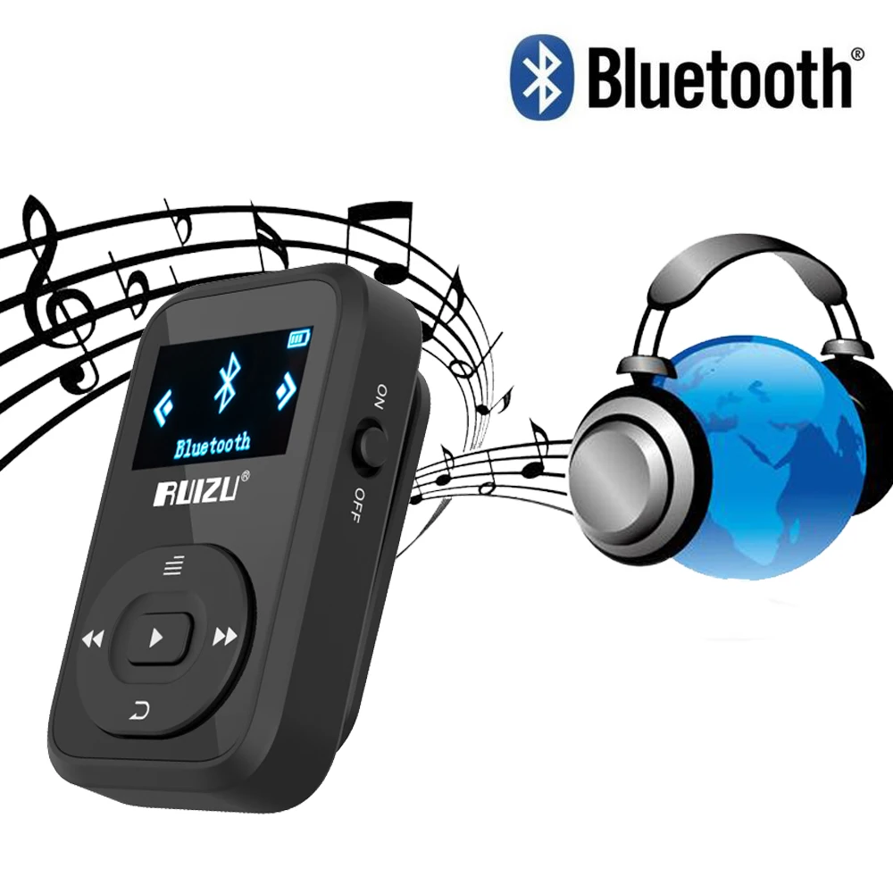 LCD спортивный аудио мини Bluetooth MP3 плеер Hi Fi музыкальный Mp 3 с радио цифровой экран Fm